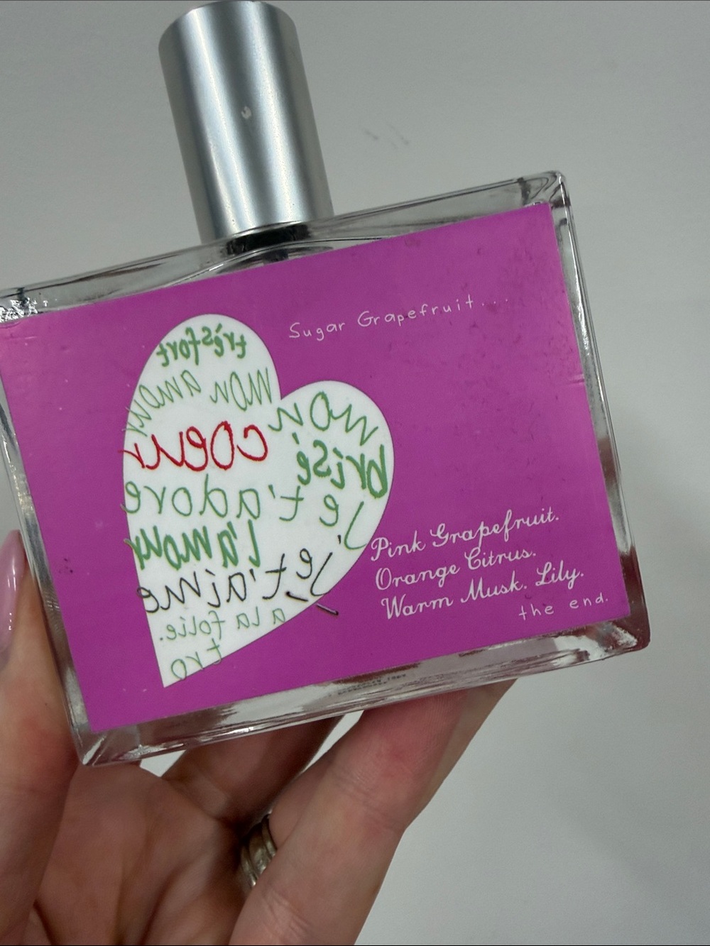 Love & Toast Sugar Grapefruit Perfume 3.5oz Fragrance Spray - Picture 2 of 3